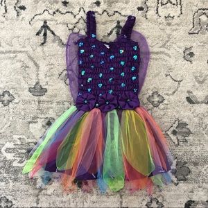 Handmade rainbow fairy dress